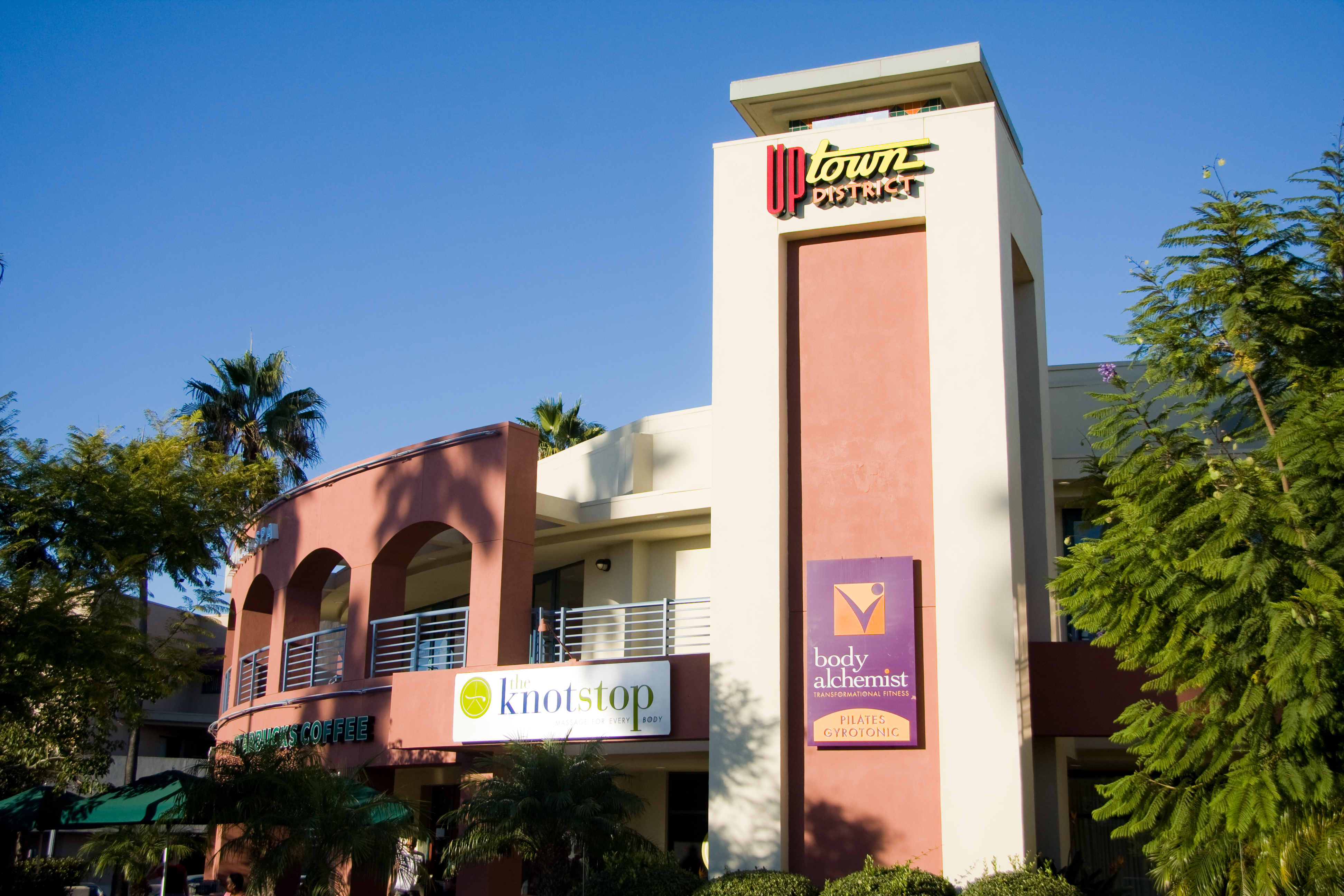 Shopping center and retail painting by DC Painting Inc San Diego